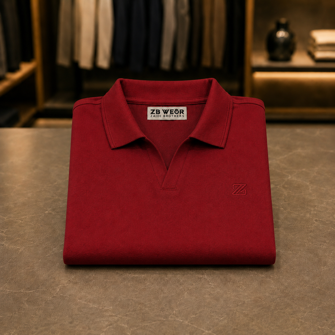 V-Neck Style Polo