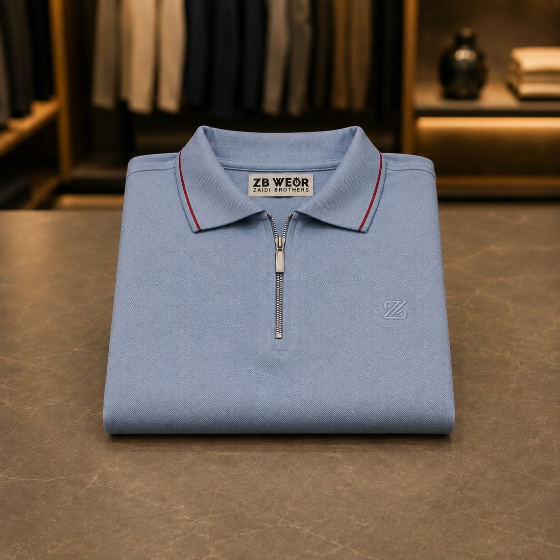 Sky Blue Polo